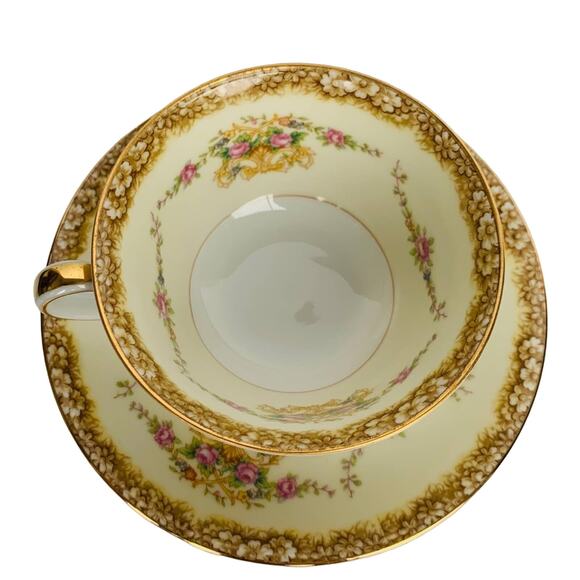 1933 Noritake China Teacup & Saucer - Picture 7 of 14